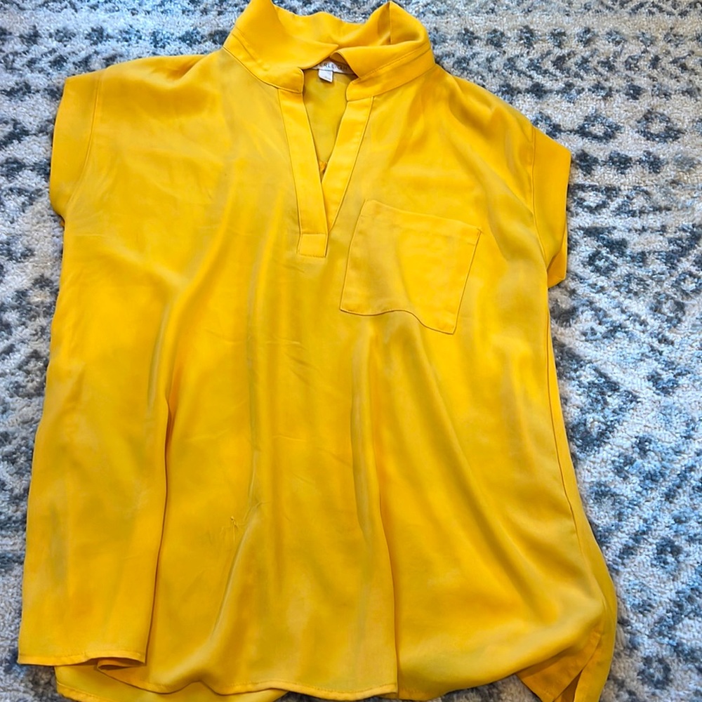 Yellow Work Blouse